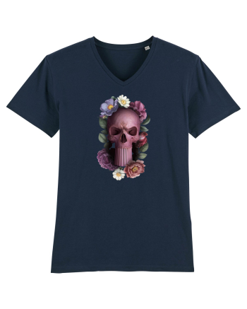 Craniu cu flori punishskull 01 French Navy