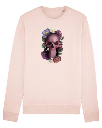 Craniu cu flori punishskull 01 Candy Pink