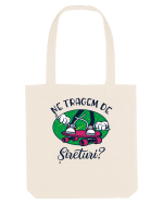 Ne tragem de șireturi? Sacoșă textilă