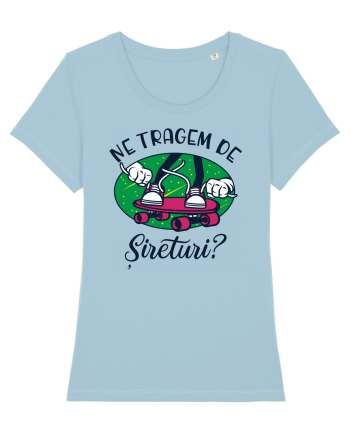 Ne tragem de șireturi? Sky Blue