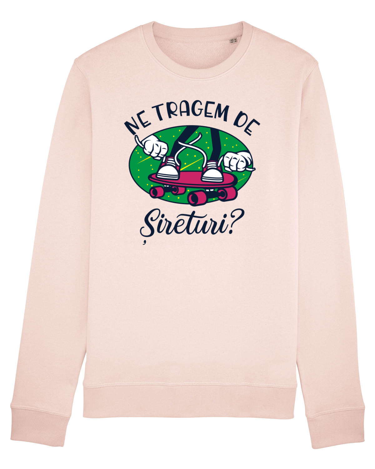 Bluză mânecă lungă Unisex Rise Candy Pink