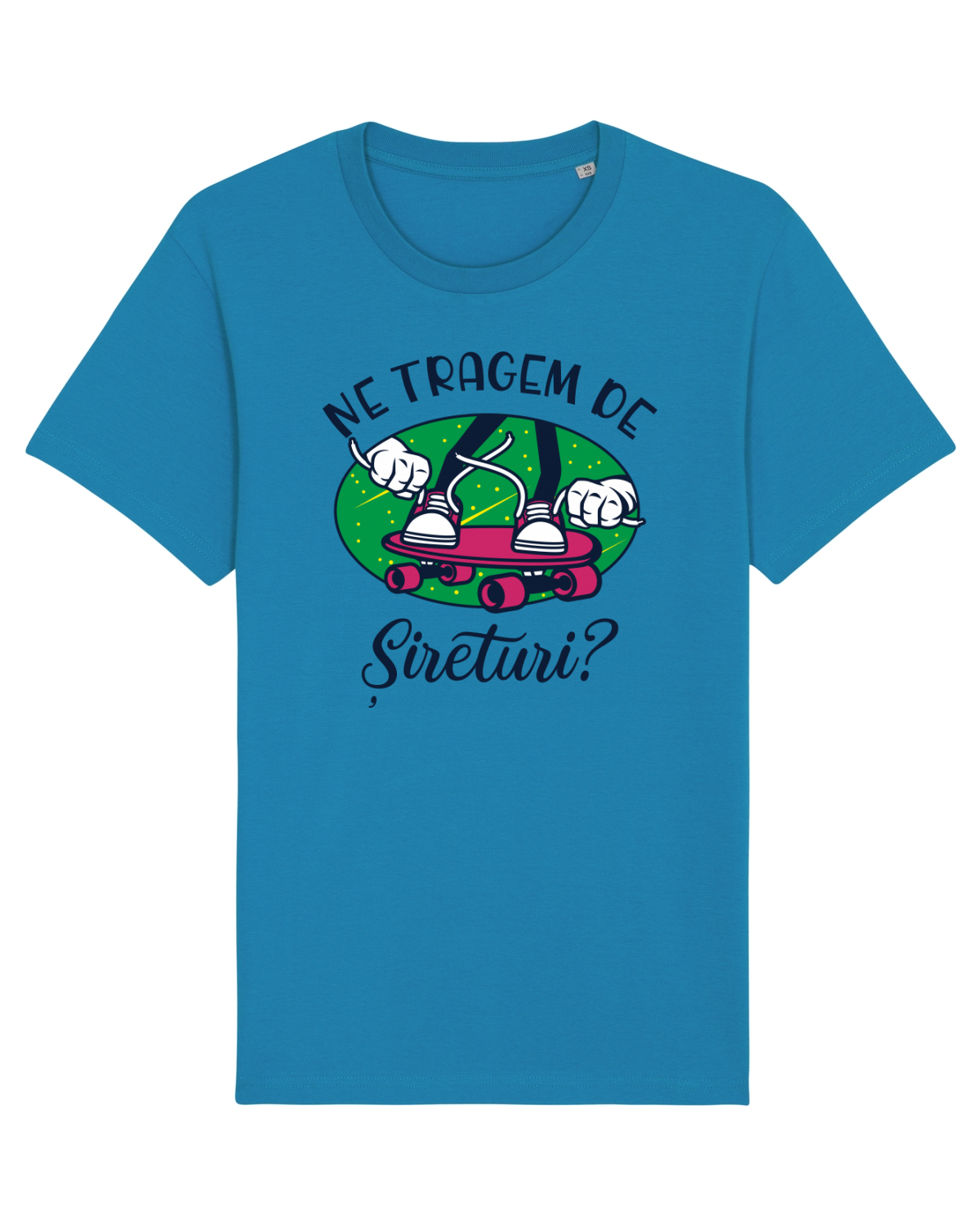 Tricou mânecă scurtă Unisex Rocker Azur