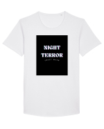 NIGHT TERROR Tricou mânecă scurtă guler larg Bărbat Skater