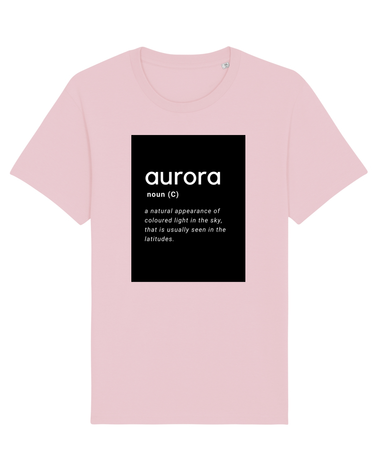 Tricou mânecă scurtă Unisex Rocker Cotton Pink