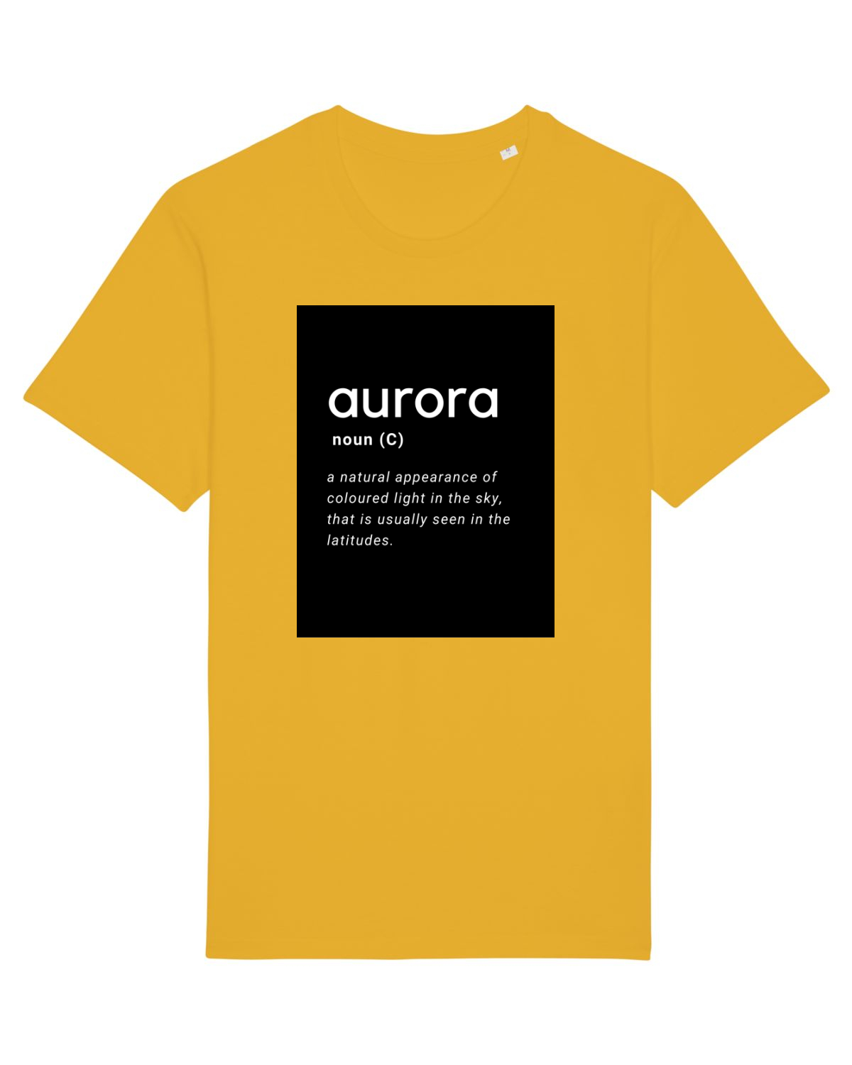 Tricou mânecă scurtă Unisex Rocker Spectra Yellow
