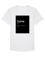 home Tricou mânecă scurtă guler larg Bărbat Skater