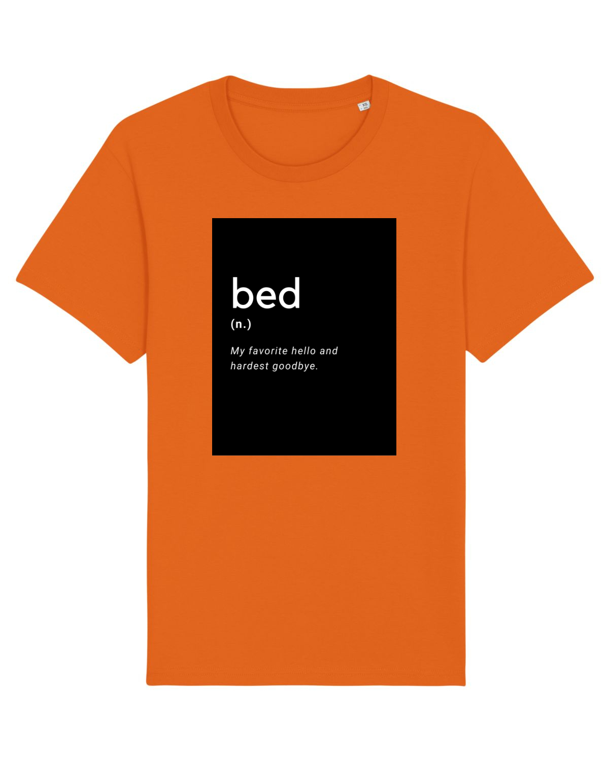 Tricou mânecă scurtă Unisex Rocker Bright Orange