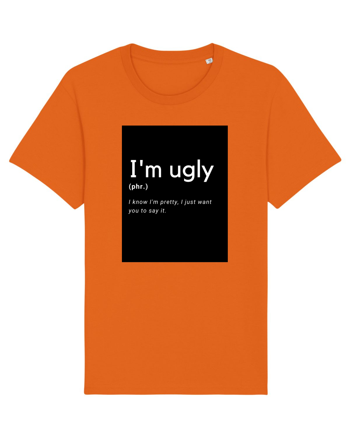 Tricou mânecă scurtă Unisex Rocker Bright Orange