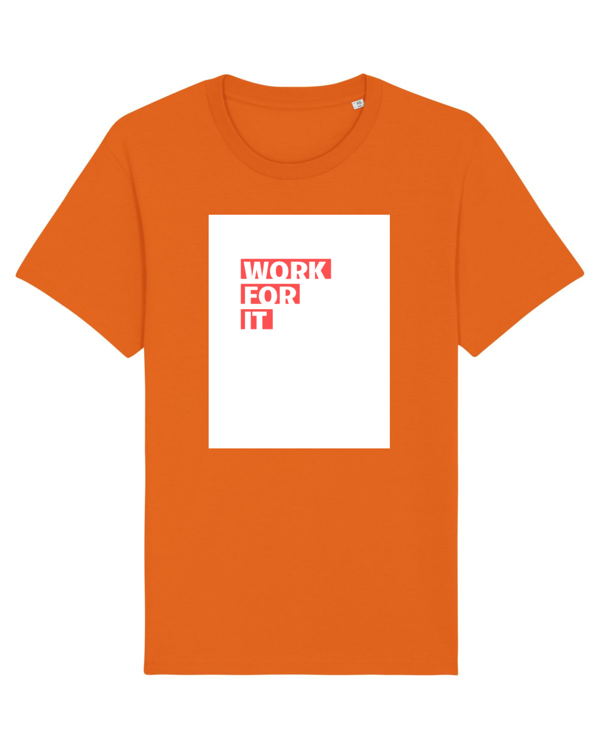 Tricou mânecă scurtă Unisex Rocker Bright Orange