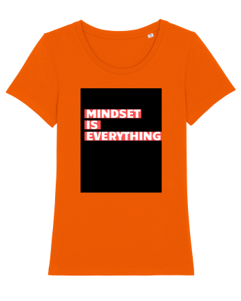mindset is everything Bright Orange