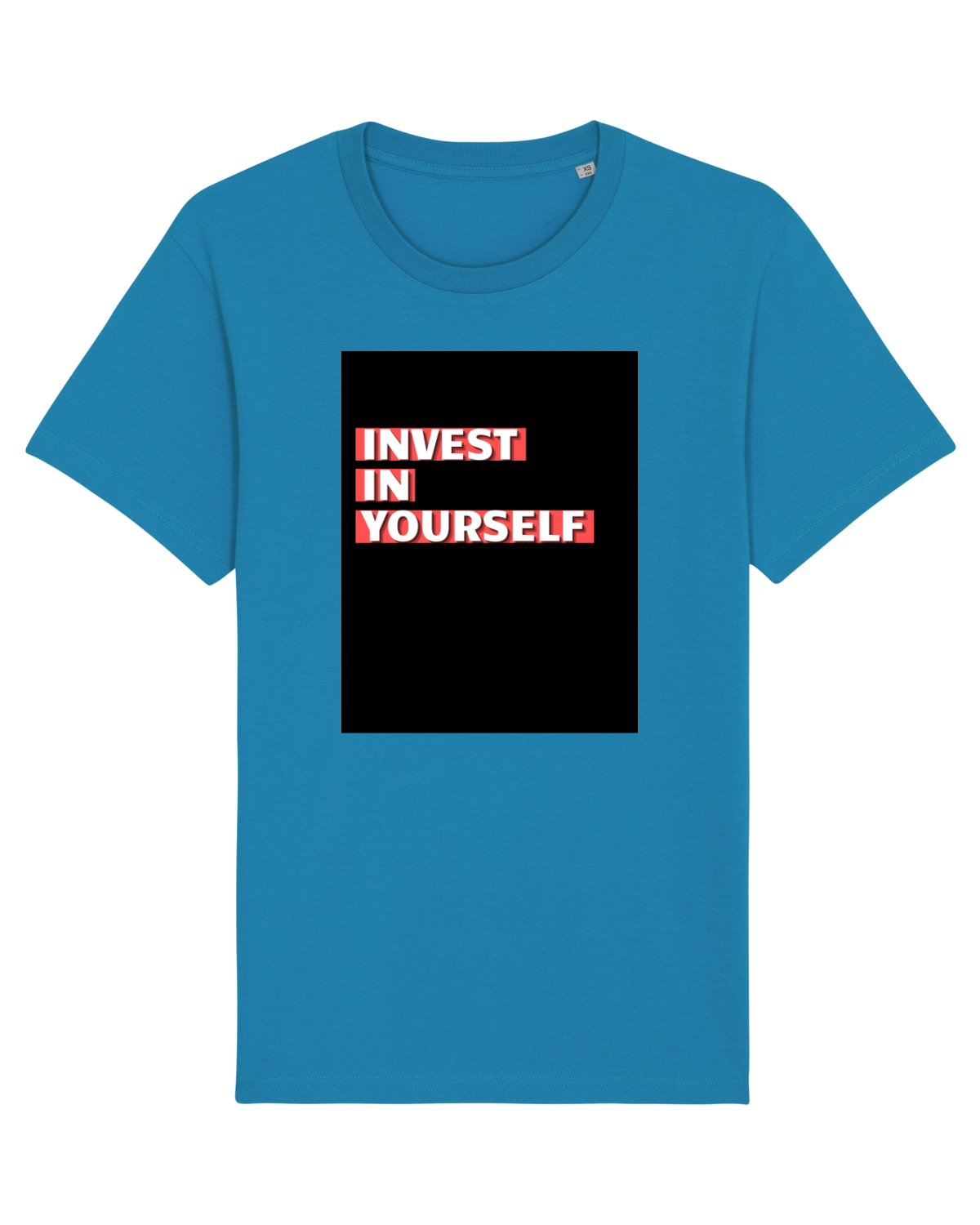 Tricou mânecă scurtă Unisex Rocker Azur