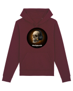 Craniu cu casti - skullphones 03 Hanorac Unisex Drummer