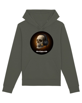 Craniu cu casti - skullphones 03 Khaki