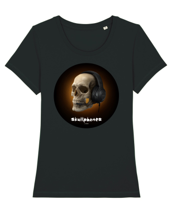 Craniu cu casti - skullphones 03 Black