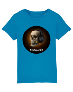 Craniu cu casti - skullphones 03 Tricou mânecă scurtă  Copii Mini Creator