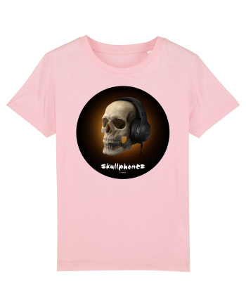 Craniu cu casti - skullphones 03 Cotton Pink