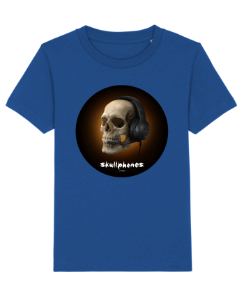 Craniu cu casti - skullphones 03 Majorelle Blue