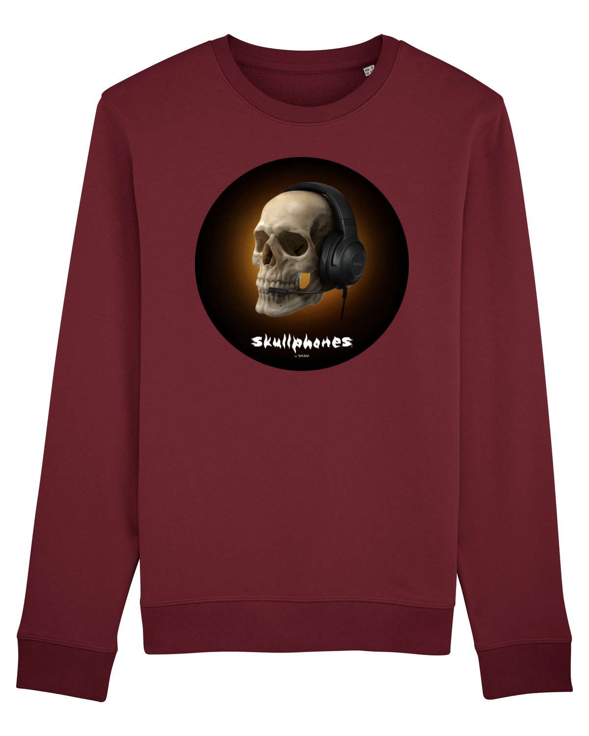 Bluză mânecă lungă Unisex Rise Burgundy