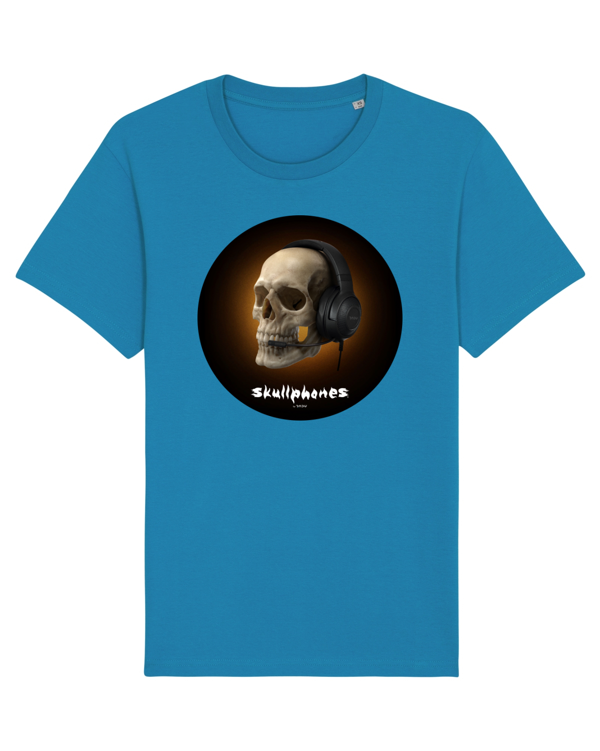 Tricou mânecă scurtă Unisex Rocker Azur