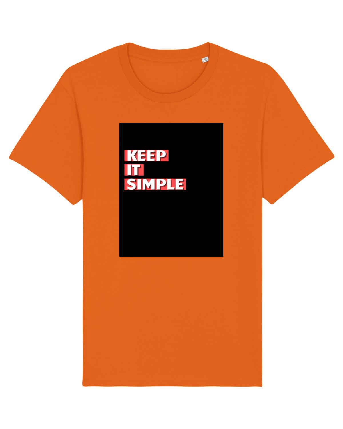 Tricou mânecă scurtă Unisex Rocker Bright Orange