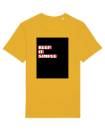 keep it simple Tricou mânecă scurtă Unisex Rocker