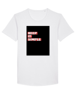 keep it simple Tricou mânecă scurtă guler larg Bărbat Skater