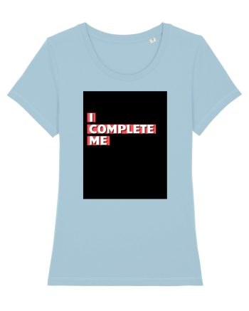i complete me Sky Blue