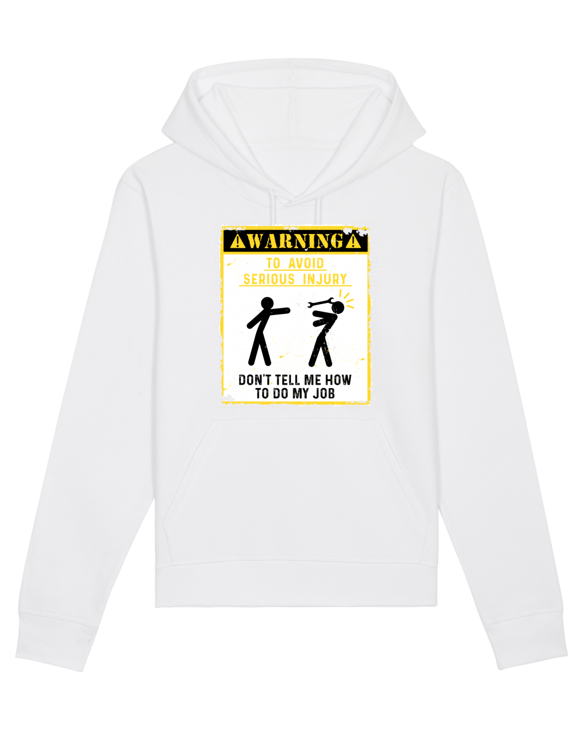 Hanorac Unisex Drummer White