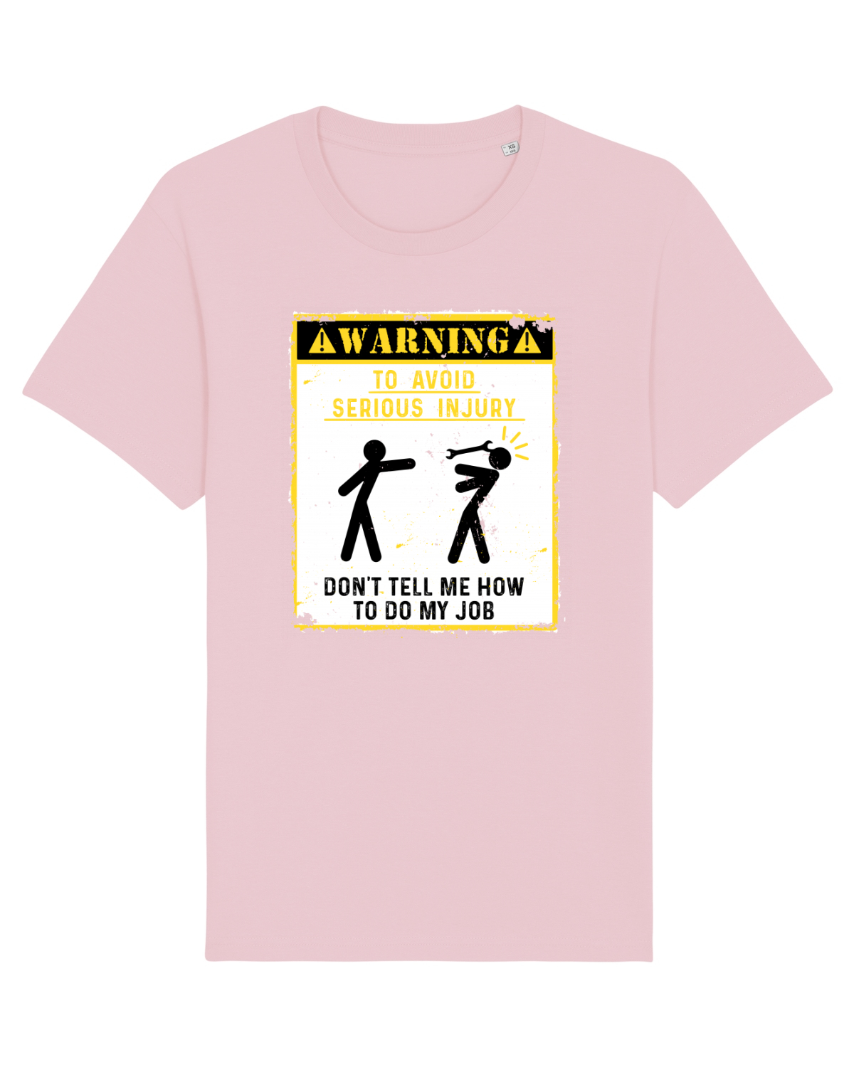 Tricou mânecă scurtă Unisex Rocker Cotton Pink
