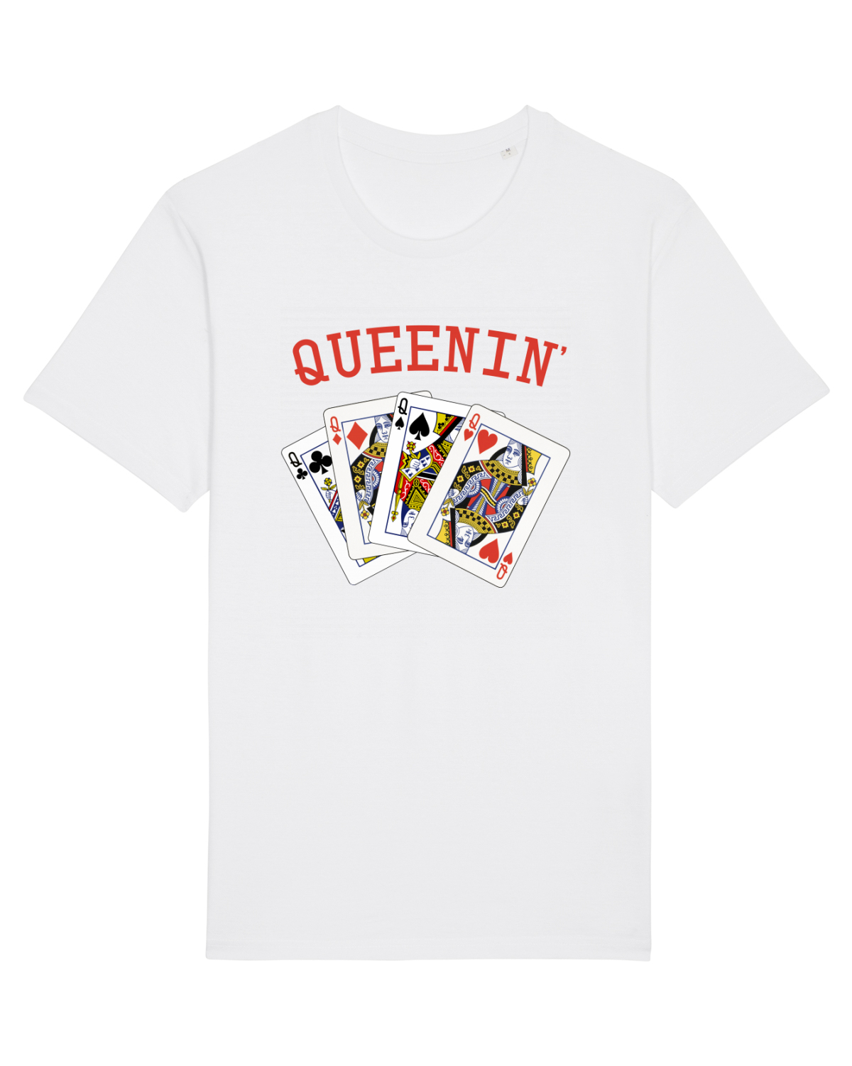 Tricou mânecă scurtă Unisex Rocker White