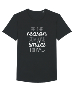 Be the reason someone smiles today Tricou mânecă scurtă guler larg Bărbat Skater