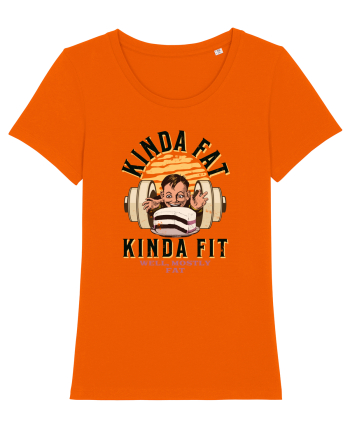 Un pic gras, un pic fit. Kinda fat kinda fit, well mostly fat Bright Orange