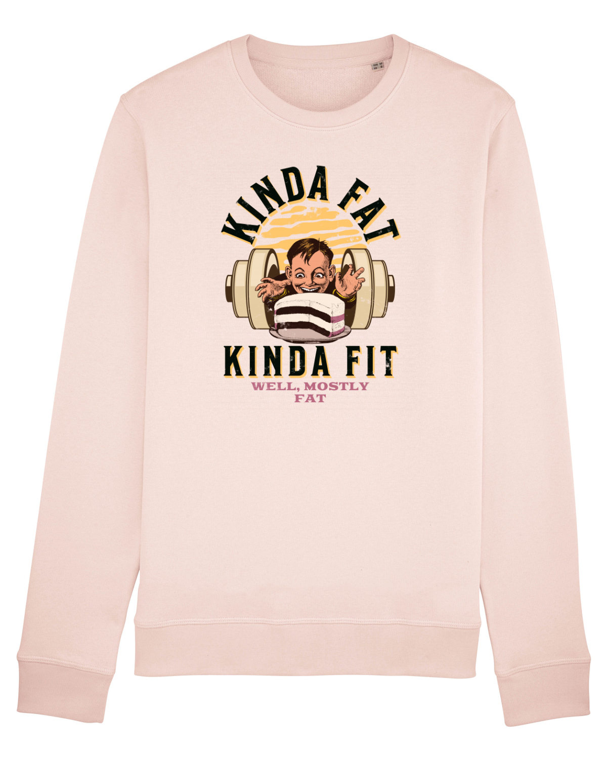 Bluză mânecă lungă Unisex Rise Candy Pink