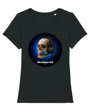 Craniu cu casti - skullphones 03 Black