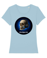 Craniu cu casti - skullphones 03 Tricou mânecă scurtă guler larg fitted Damă Expresser