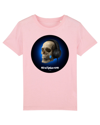 Craniu cu casti - skullphones 03 Cotton Pink