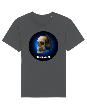 Craniu cu casti - skullphones 03 Anthracite
