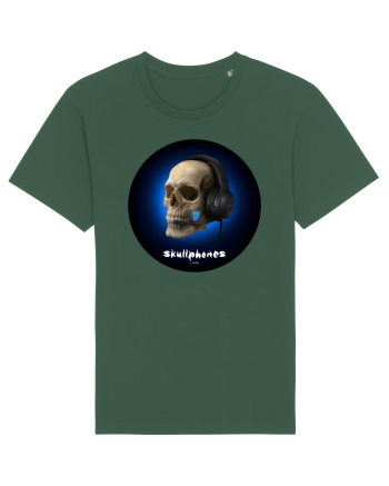 Craniu cu casti - skullphones 03 Bottle Green