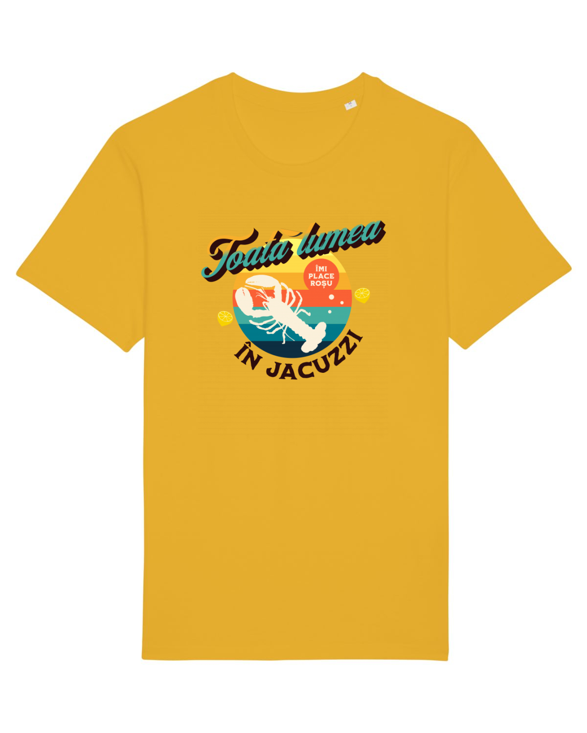 Tricou mânecă scurtă Unisex Rocker Spectra Yellow