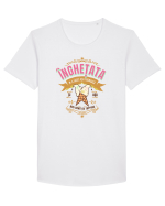 Înghețata m-a făcut așa frumoasă Tricou mânecă scurtă guler larg Bărbat Skater
