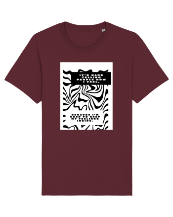 it's hard Burgundy