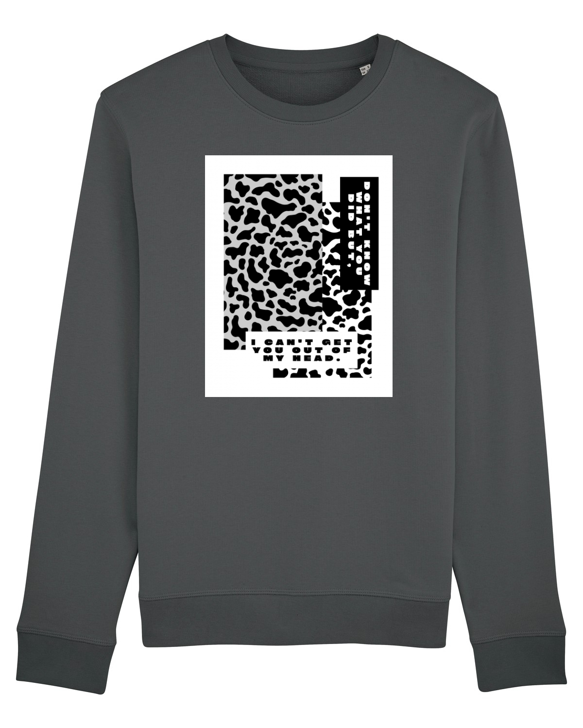 Bluză mânecă lungă Unisex Rise Anthracite