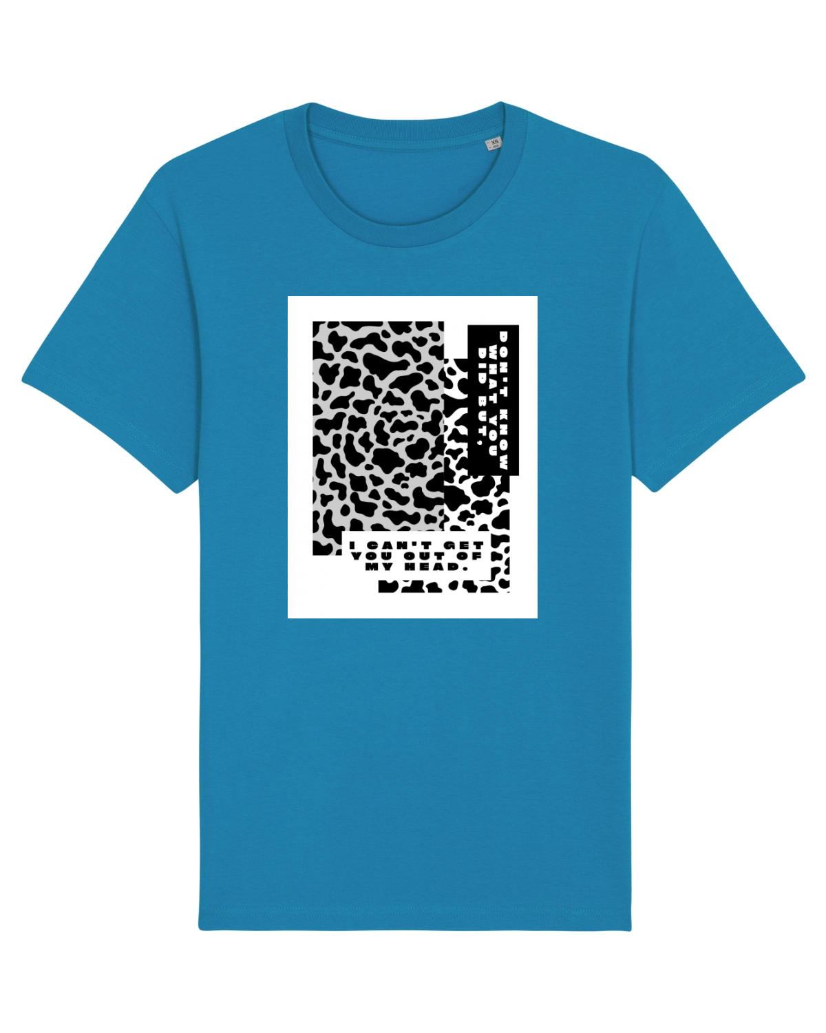 Tricou mânecă scurtă Unisex Rocker Azur