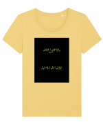 out of my head Tricou mânecă scurtă guler larg fitted Damă Expresser