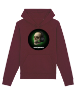 Craniu cu casti - skullphones 03 Hanorac Unisex Drummer