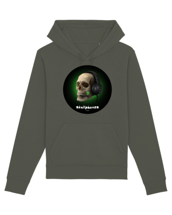 Craniu cu casti - skullphones 03 Khaki