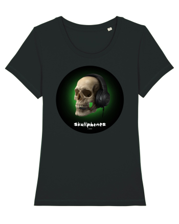 Craniu cu casti - skullphones 03 Black