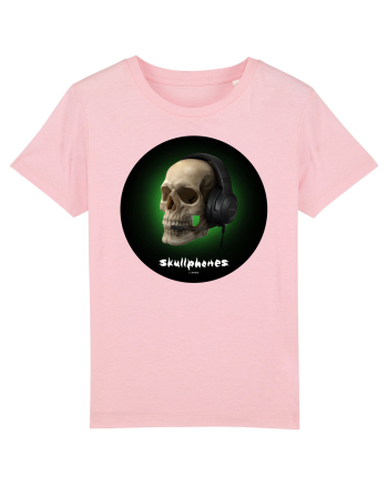 Craniu cu casti - skullphones 03 Cotton Pink