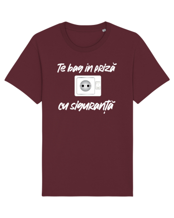 Te bag în priză cu siguranță Burgundy