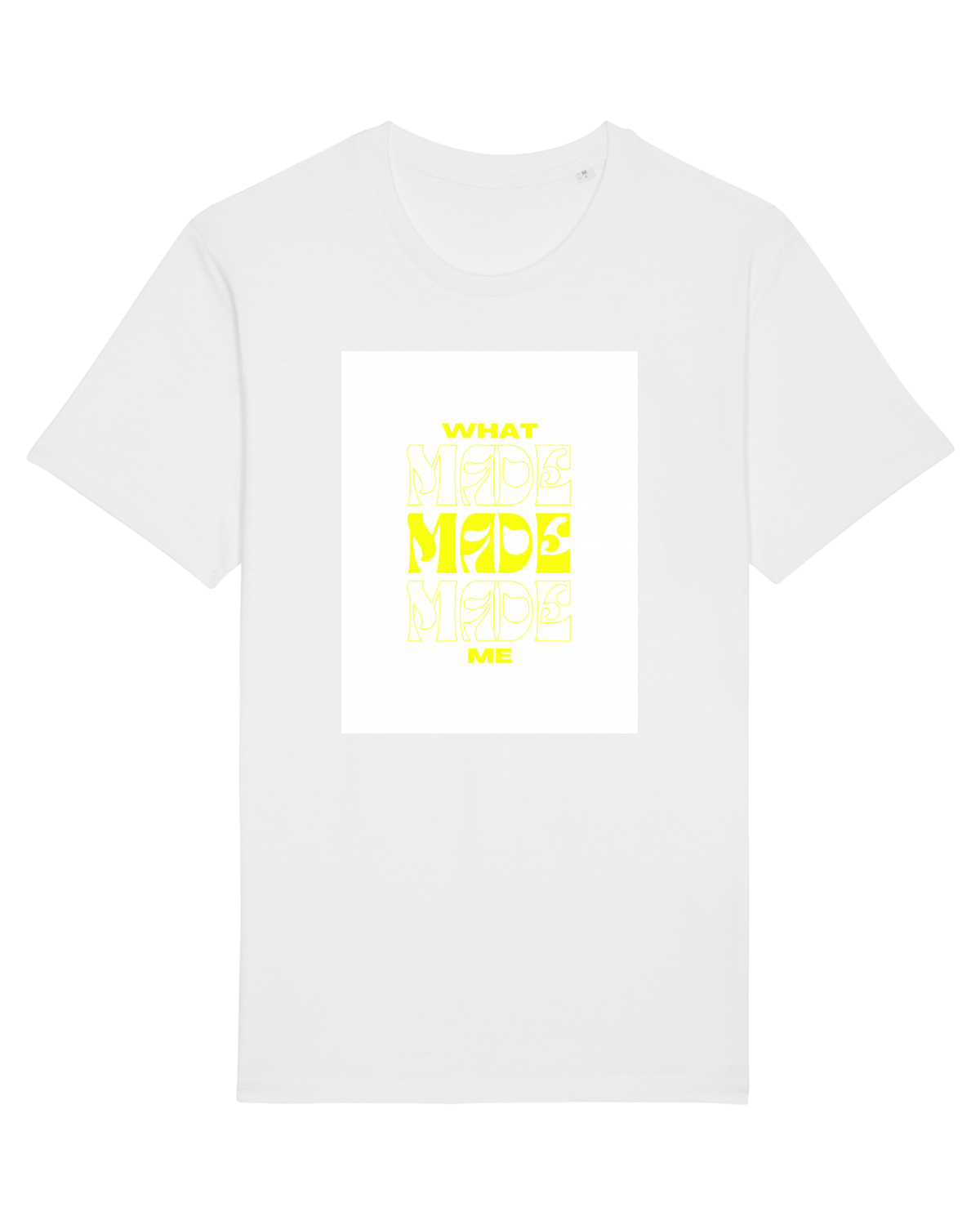 Tricou mânecă scurtă Unisex Rocker White